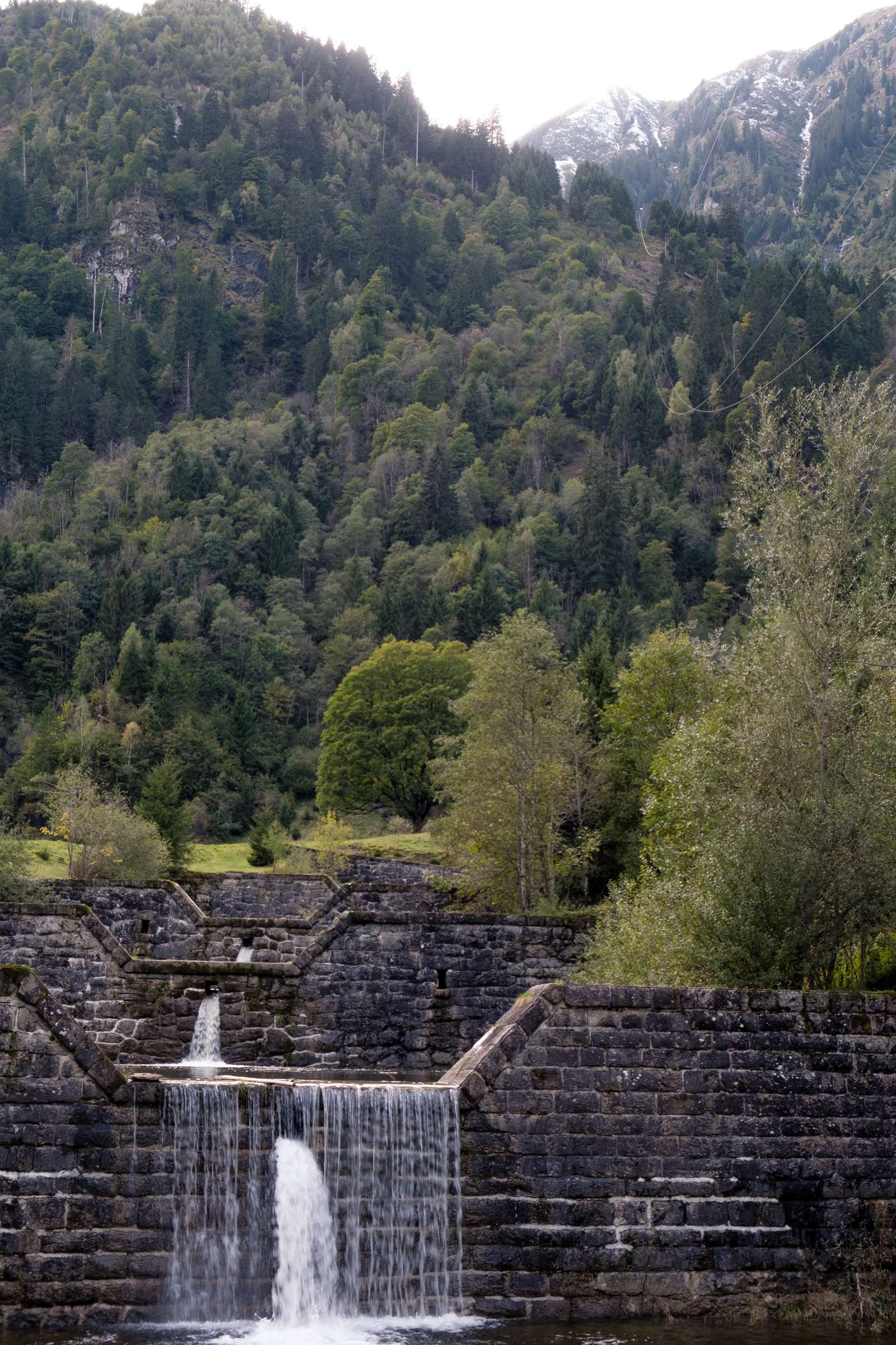 Damned waterfalls near Kaprun