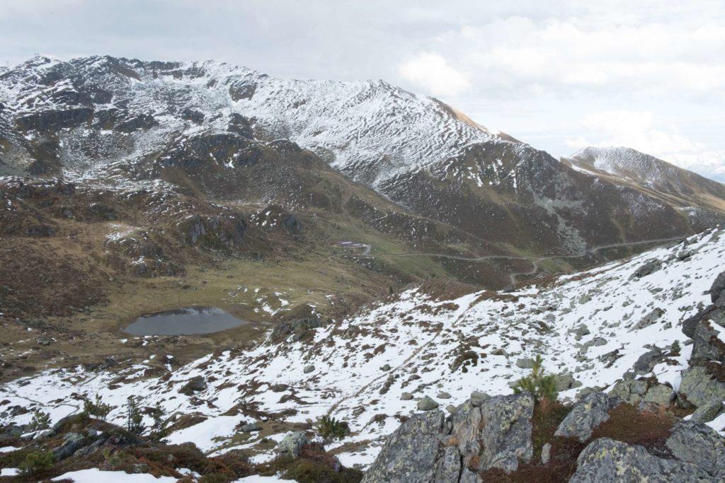 Small lake from the top of Karspitze