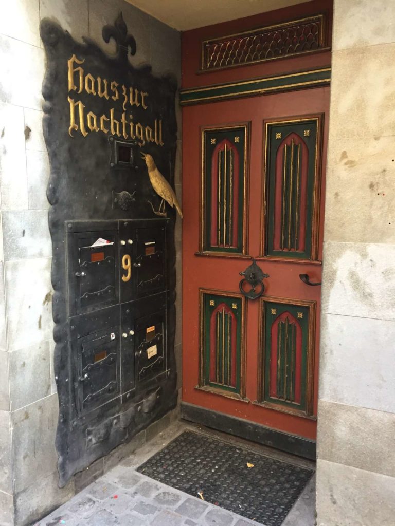 A medieval door in St. Gallen