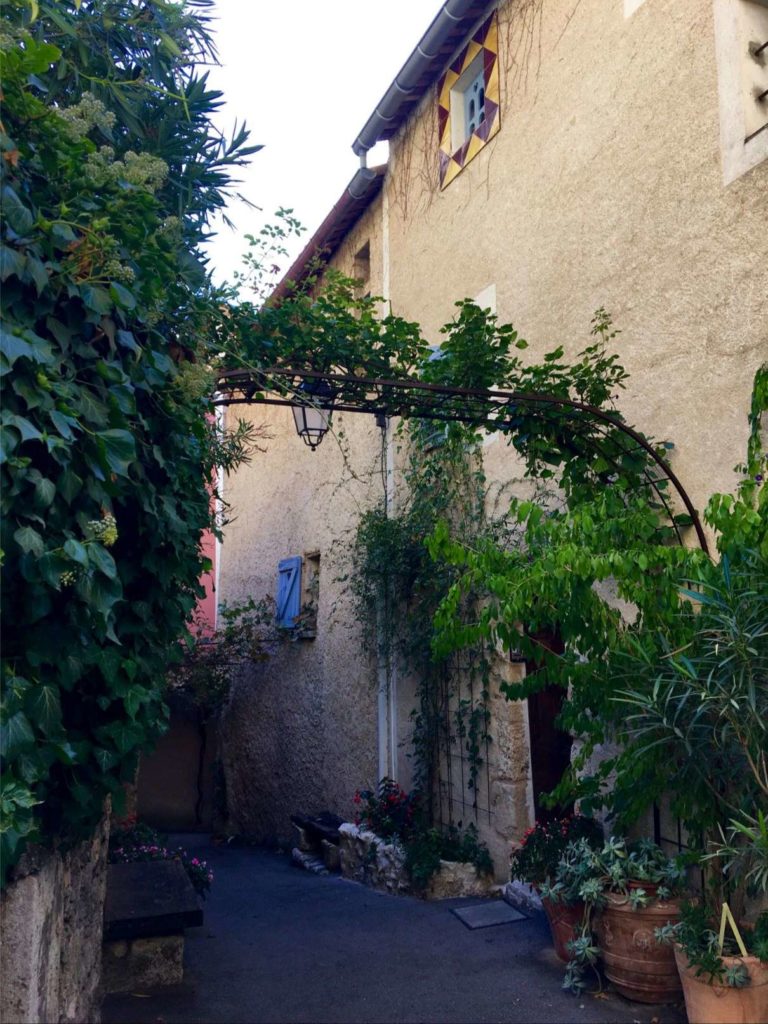 A street in Moustiers-Sainte-Marie