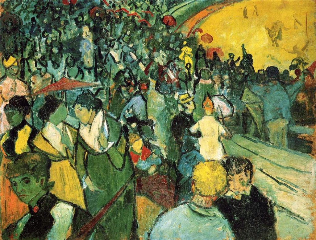 Vincent van Gogh - Spectators in the Arena at Arles