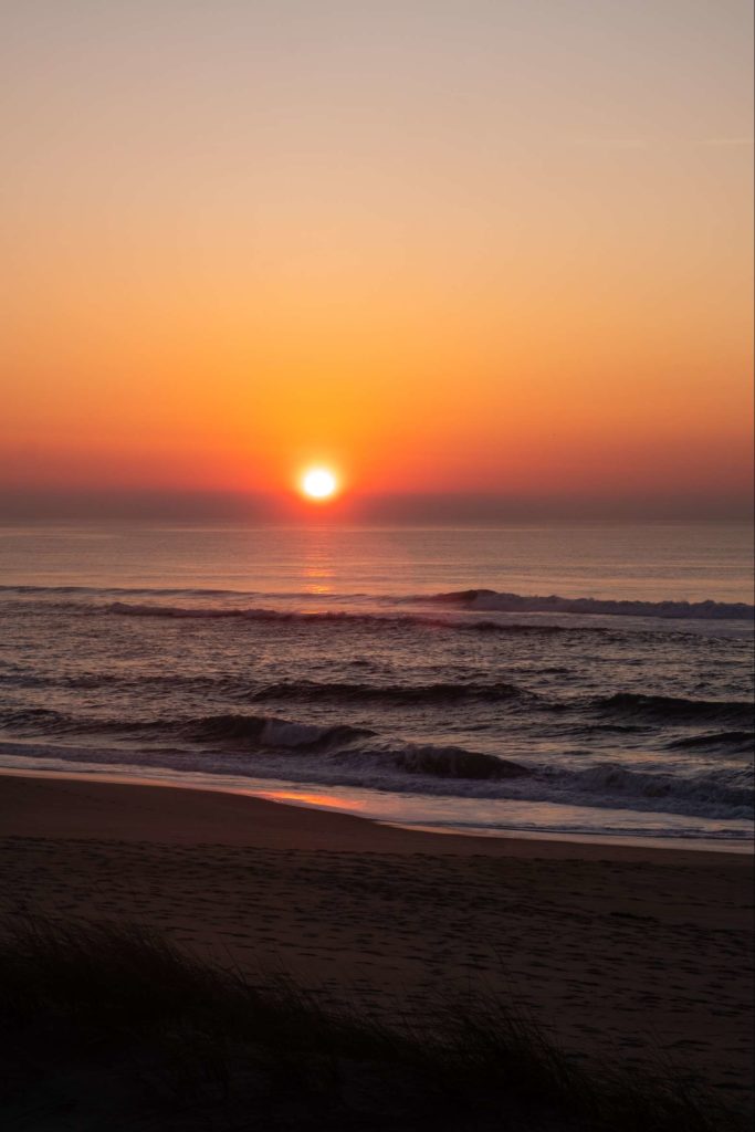 Aveiro beach sunset