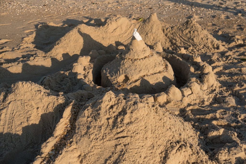 Sandcastle on Praia da Costa Nova