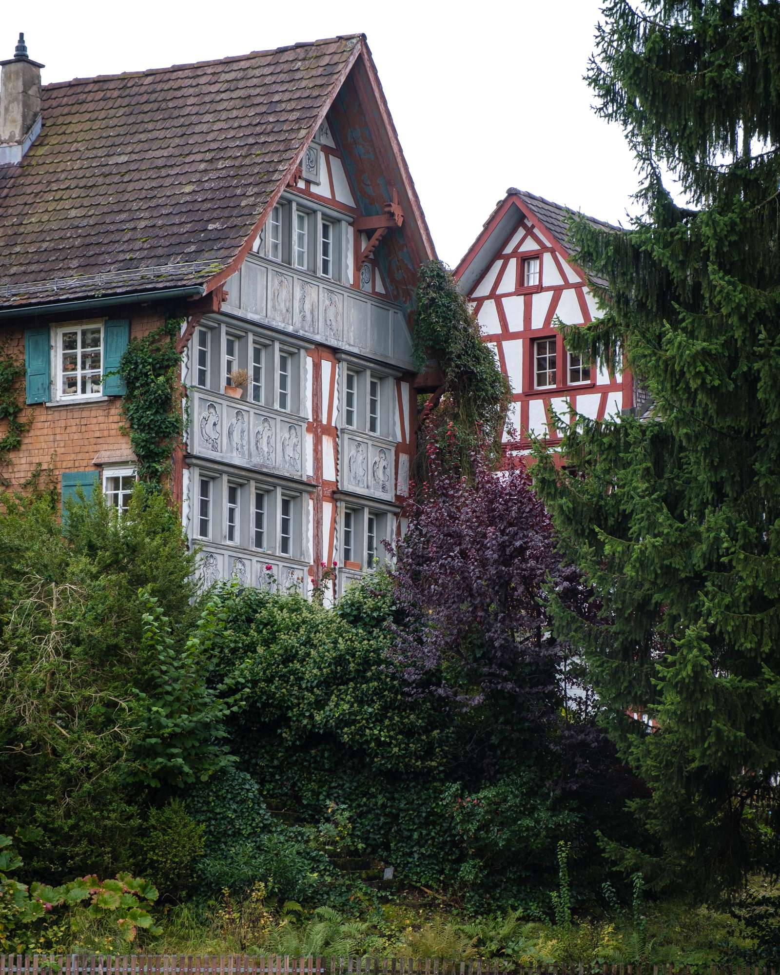 Beautiful, big old houses in St. Gallen