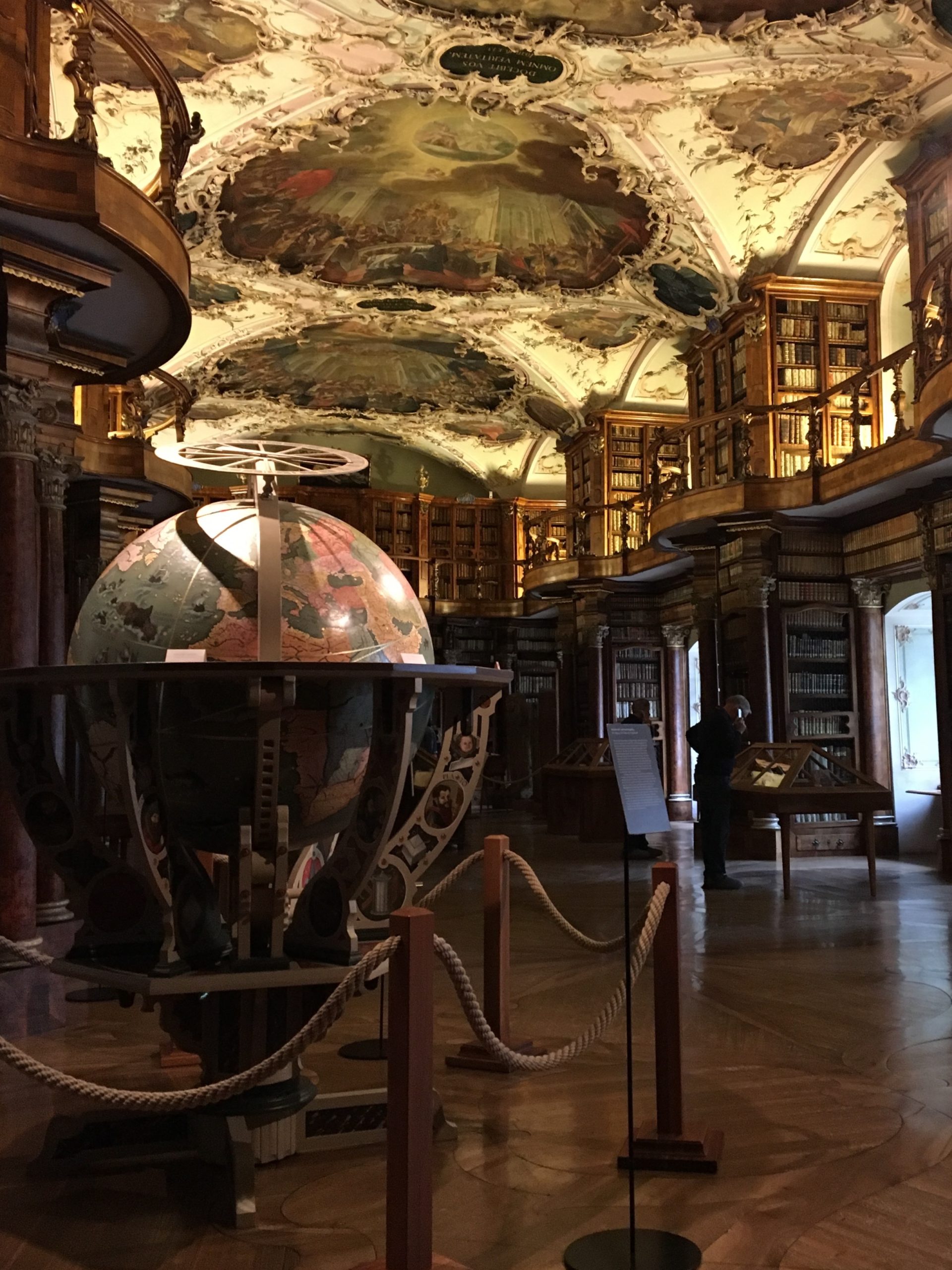 Globe at abbey library St. Gallen