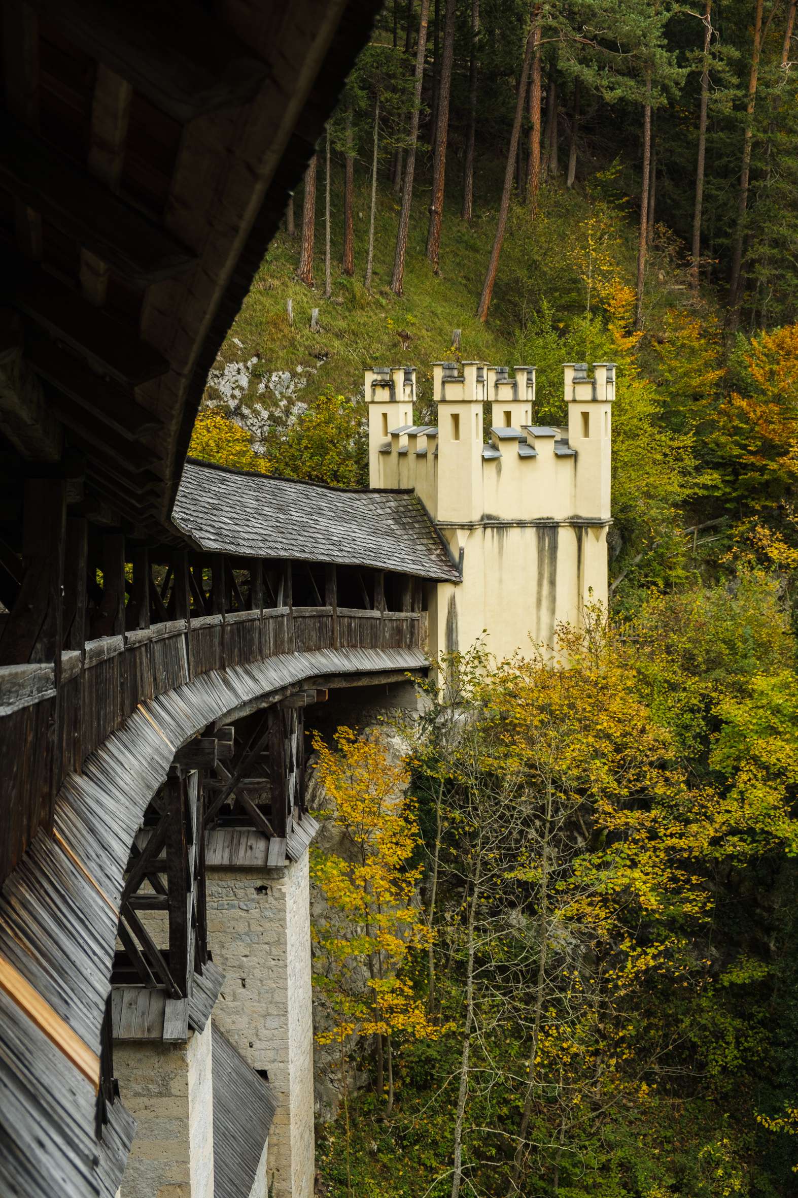 St. Georgenberg monastery bridge from the bridge