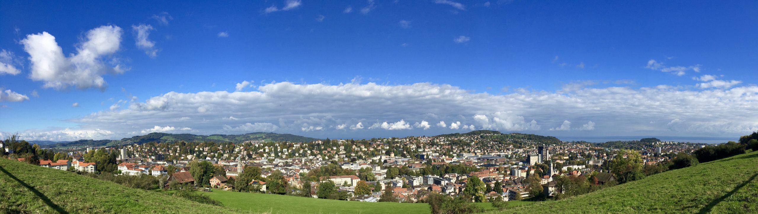 Panoramic view over St. Gallen