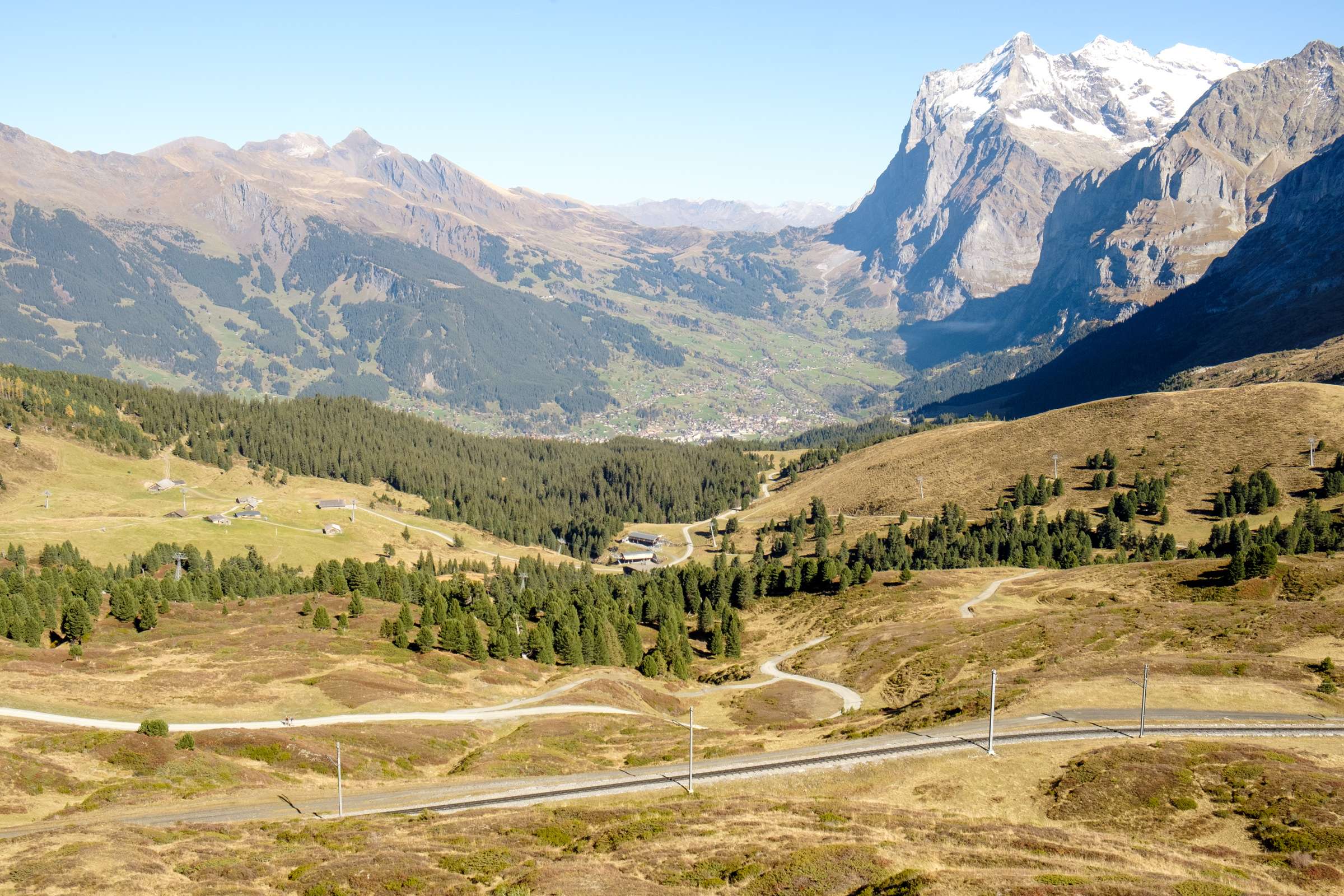The view of Grindelwald from Kleine Scheidegg