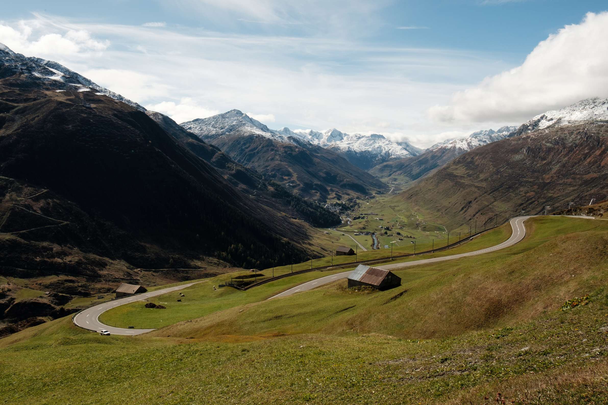 On the way down from Oberalppass