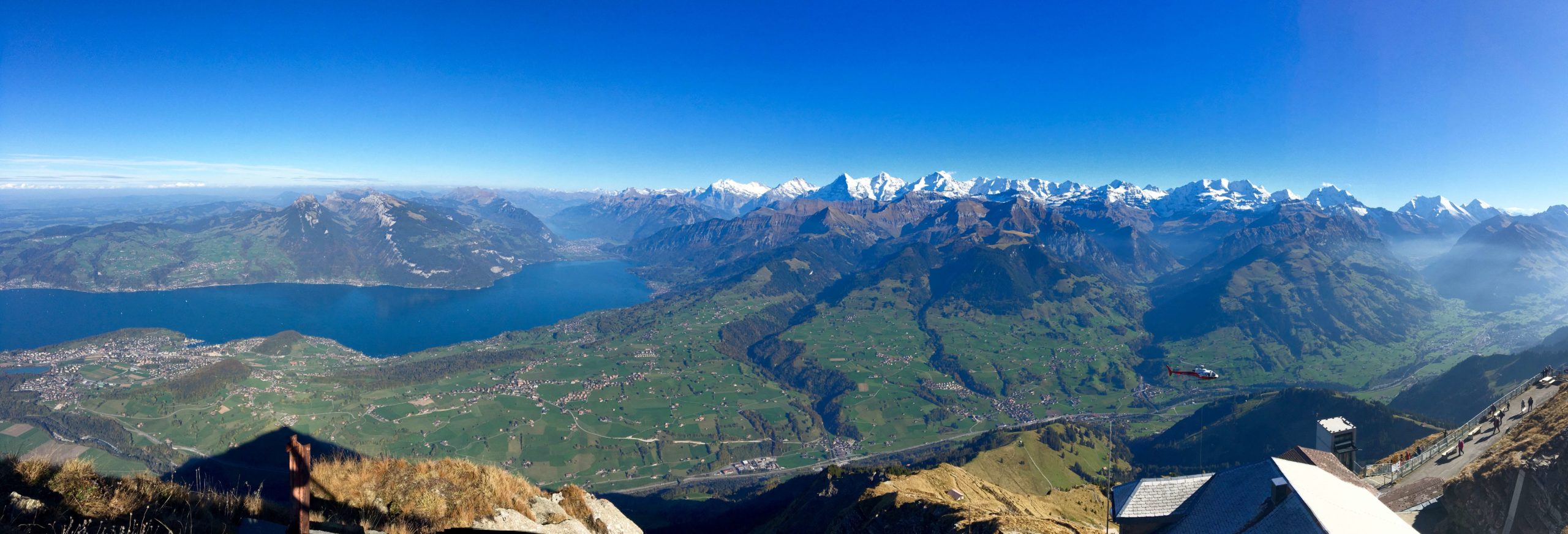 Panoramic view from the top of Niesen