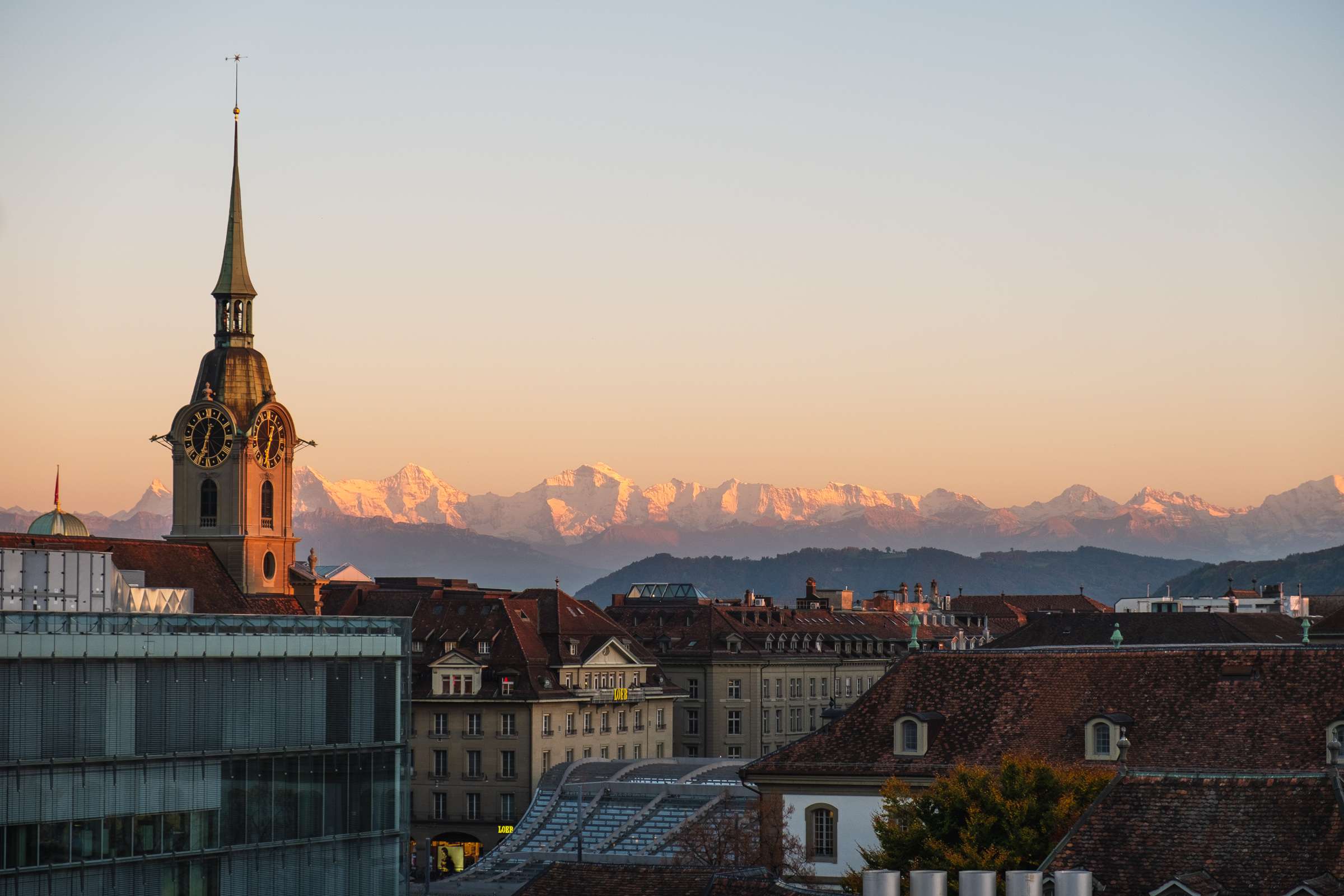 Golden Sunset over Bern