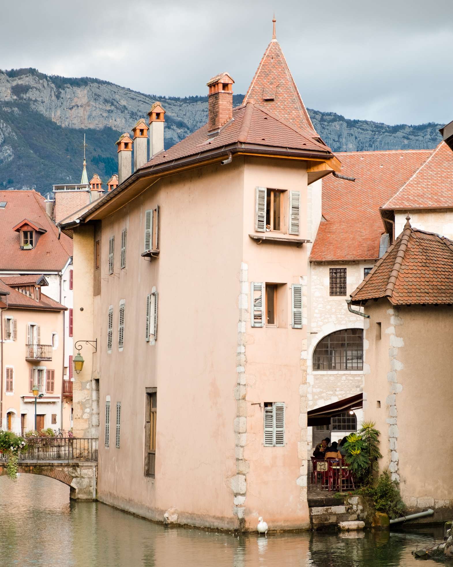 Annecy old jail on the canal