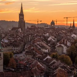 Sunset over Bern