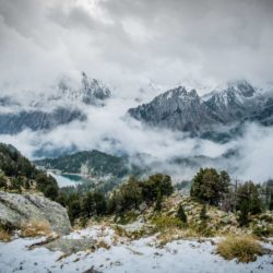 Pyrenees mountains around Espot