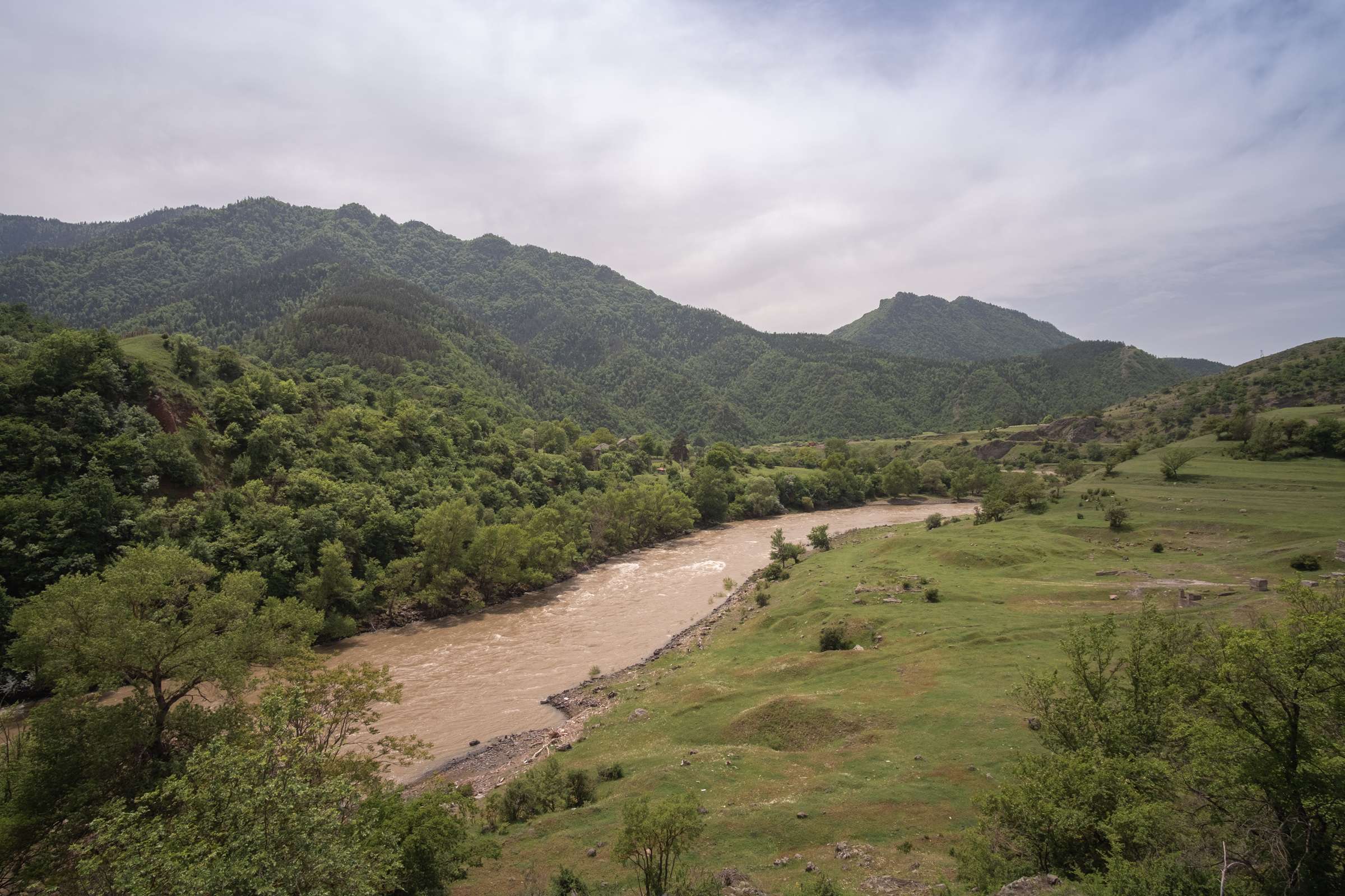 Mtkvari river in Samtskhe-Javakheti