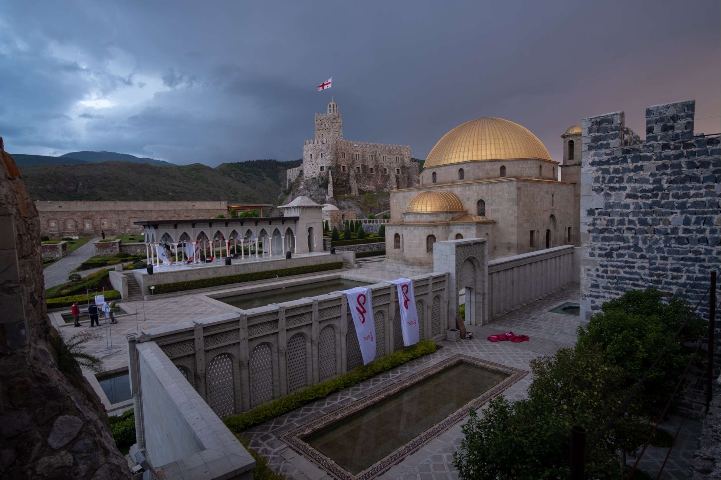 Rabati Castle, Samtskhe-Javakheti, just before the storm