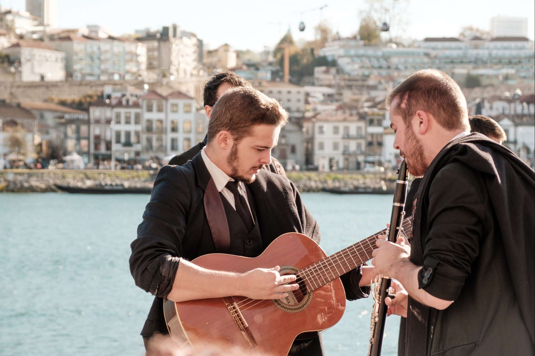 Live traditional band at Porto Ribeira