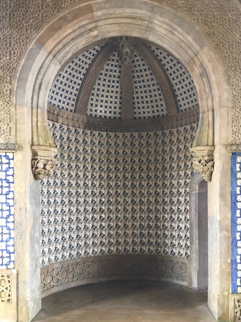 Decorated archway at Pena Palace