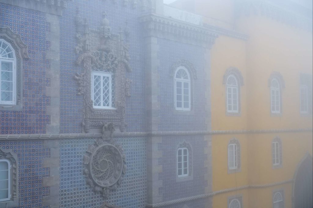 Foggy day at Pena Palace, Sintra