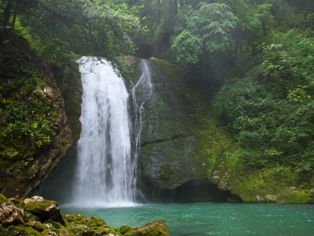 Intsira waterfall in Svaneti