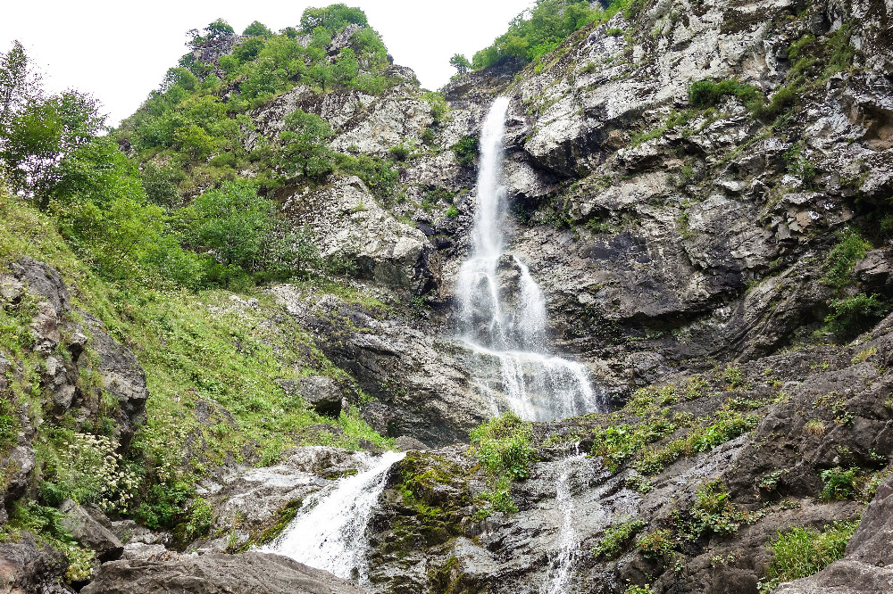 Khadori Waterfall in Pankisi Gorge