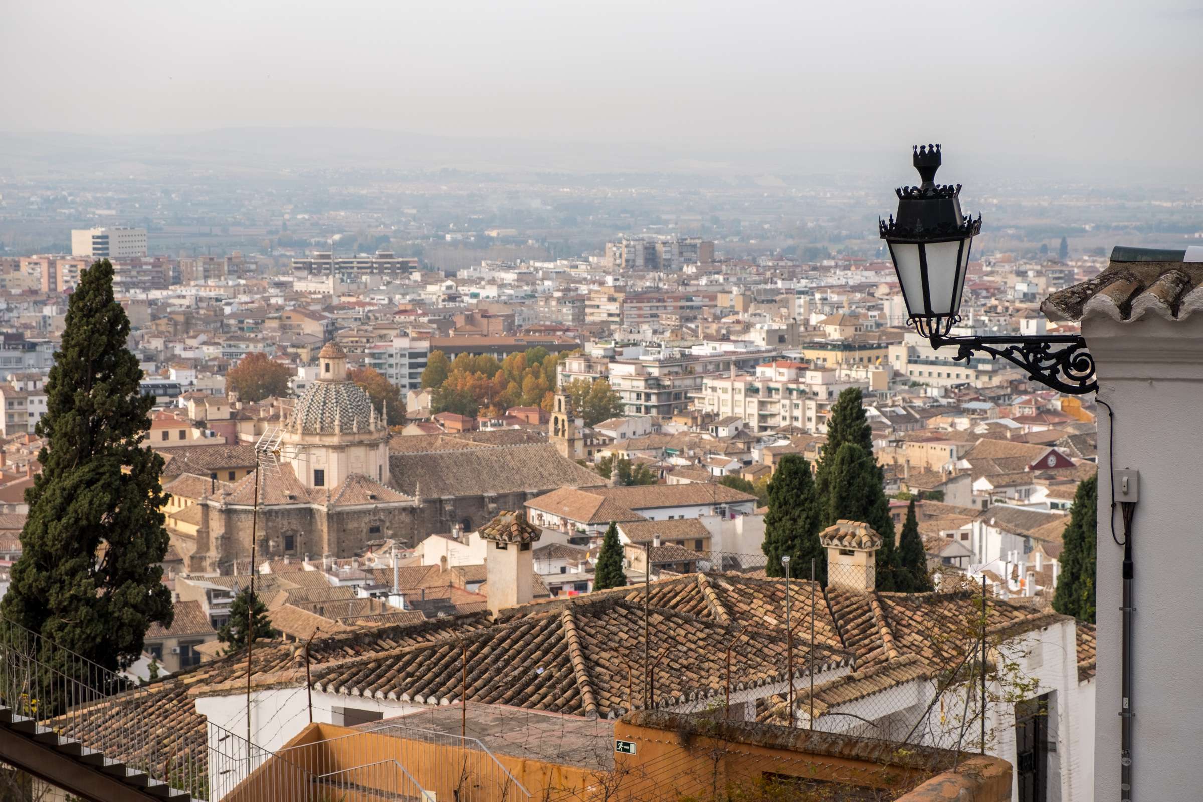 The view over Granada from Hotel Alhambra Palace