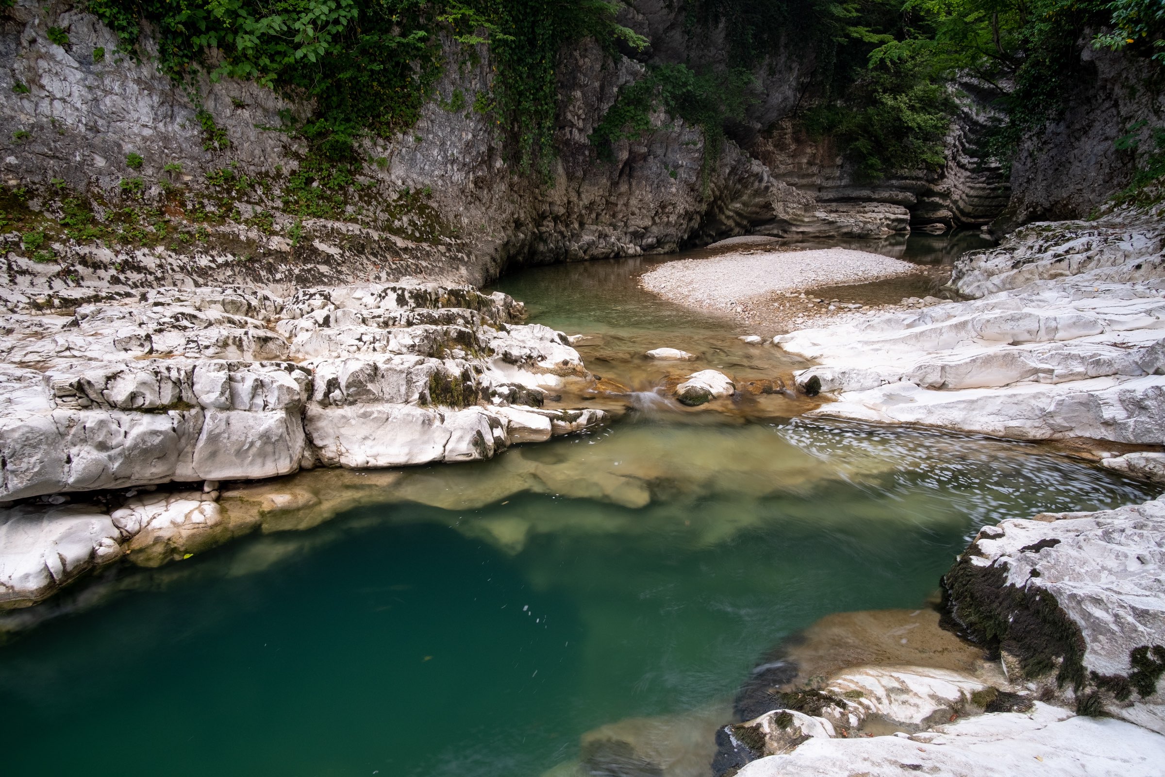 Gachedili canyon with underground canyon