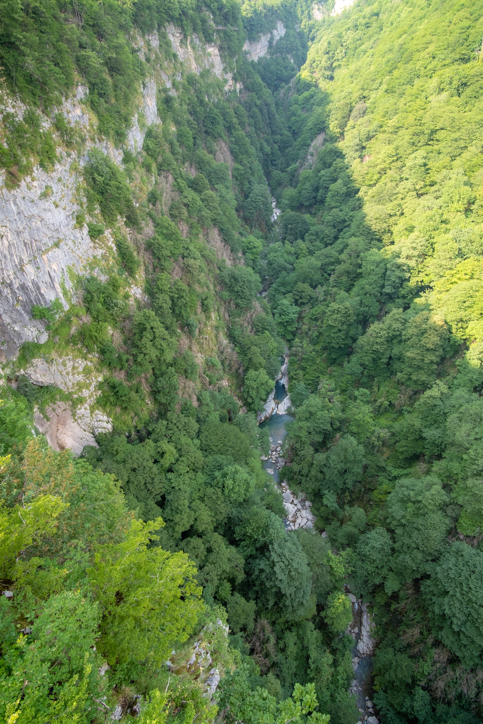 Okatse canyon from the viewing platform
