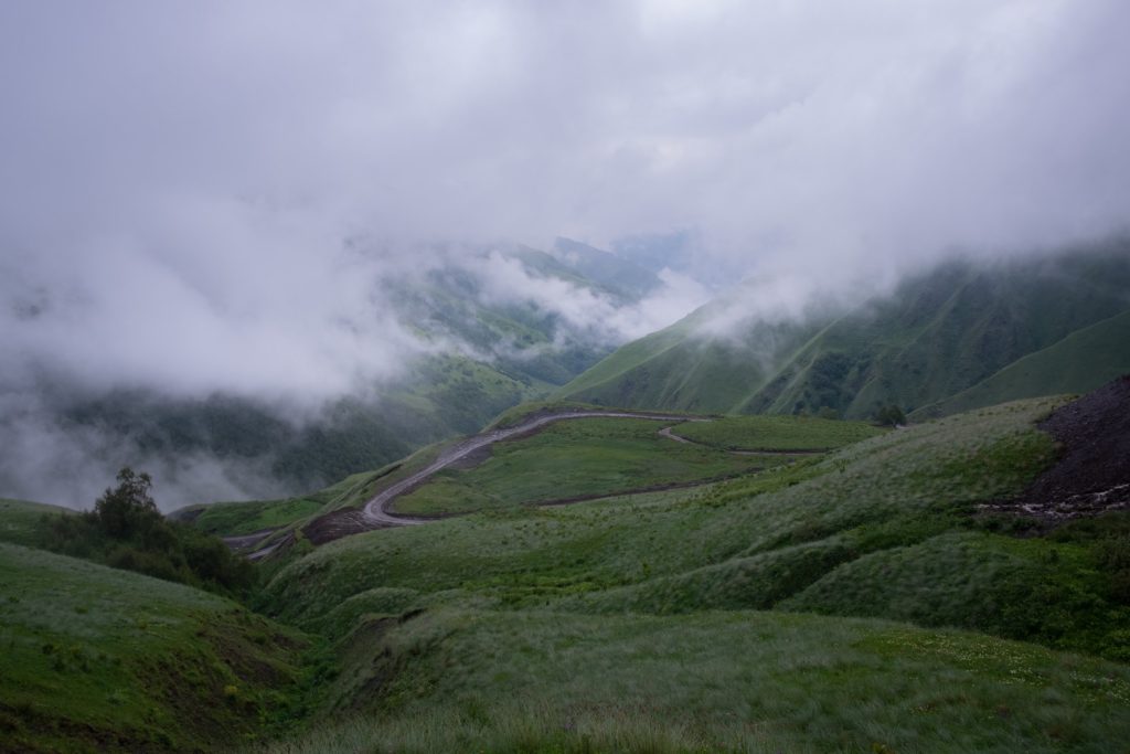 Datvisjvari pass (2690M), the only way in to Shatili