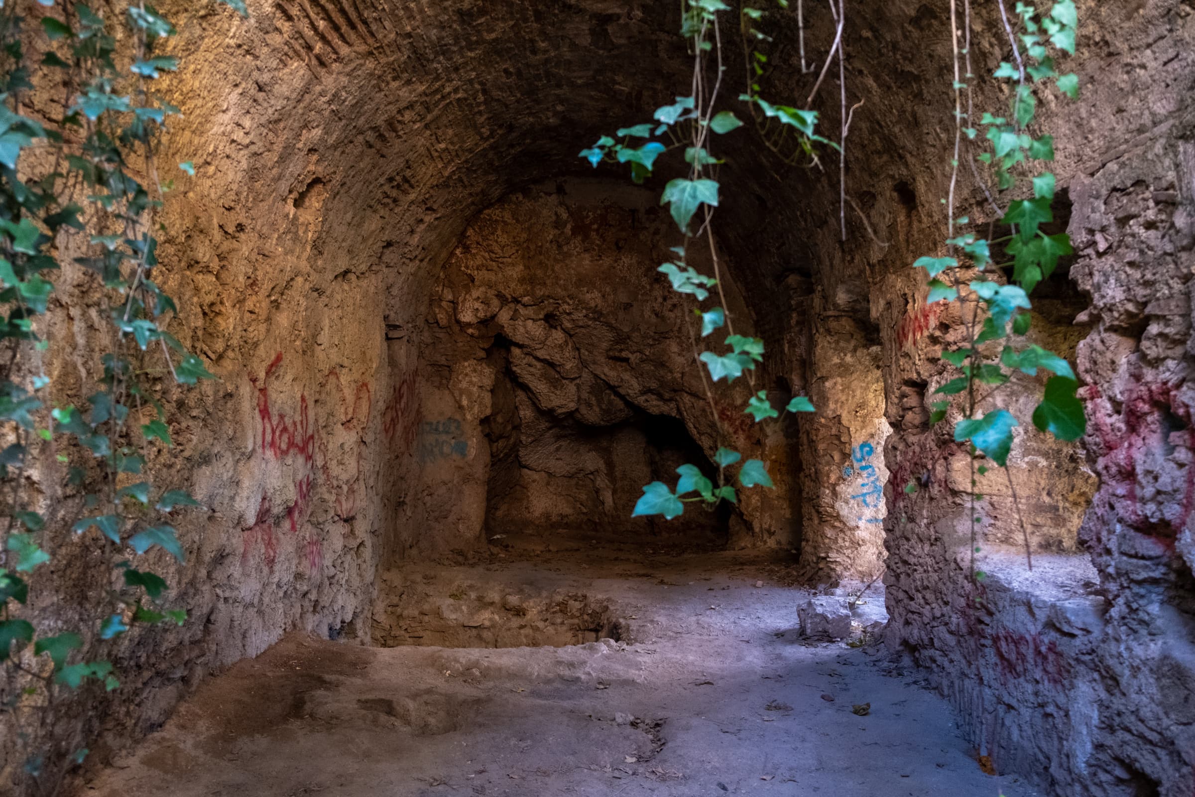 Abandoned building in Tajo gorge