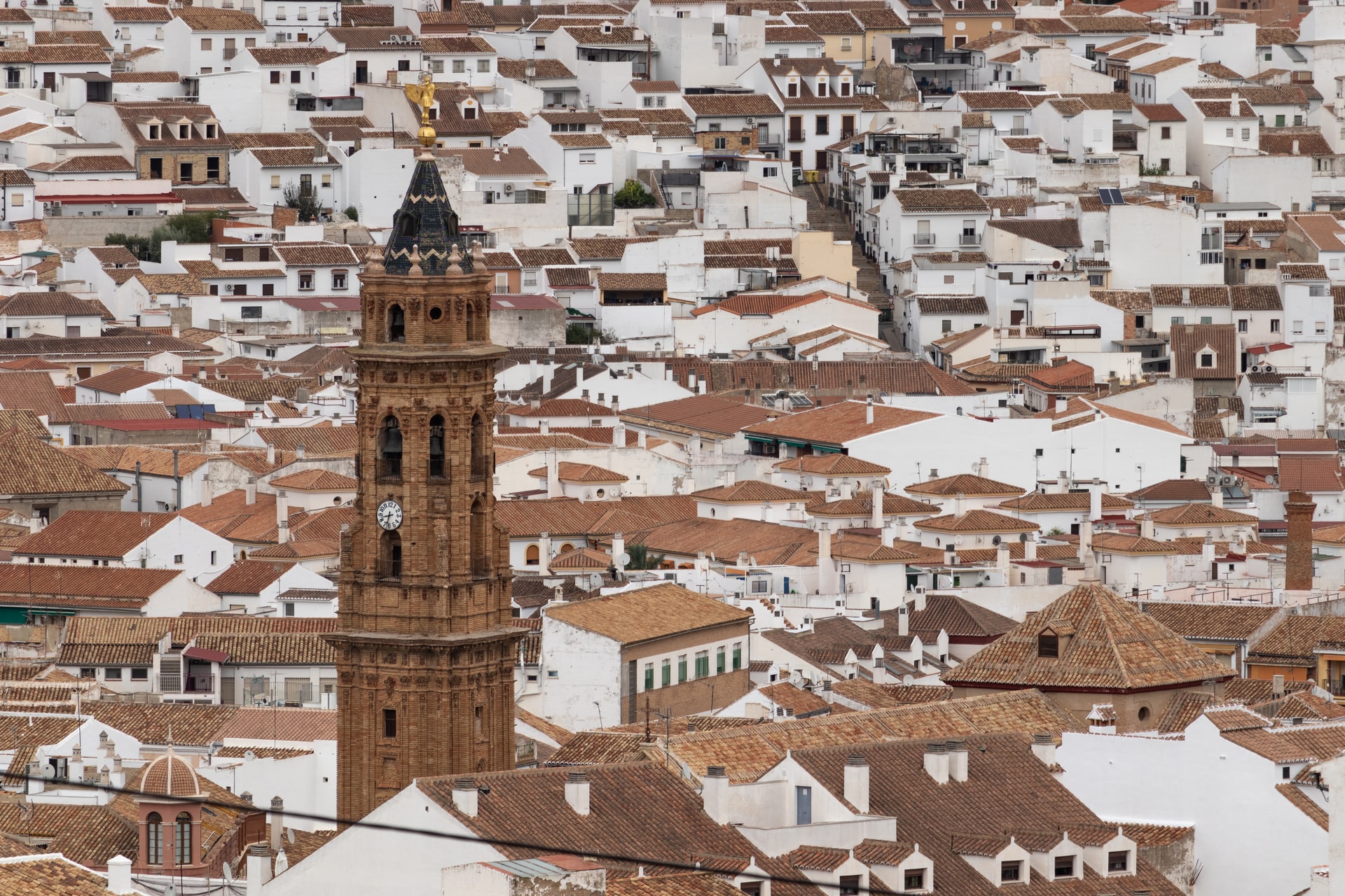 Antequera roofs and white walls, Spain