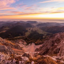 A magical sunrise from Lower Austria's highest peak, Schneeberg
