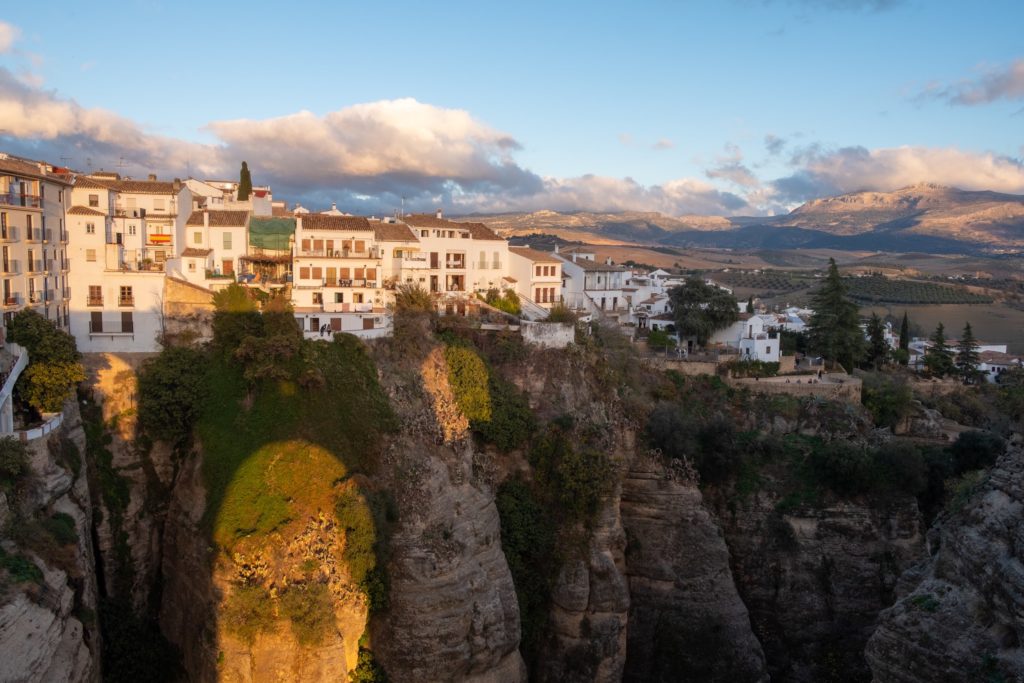Ronda in golden afternoon light