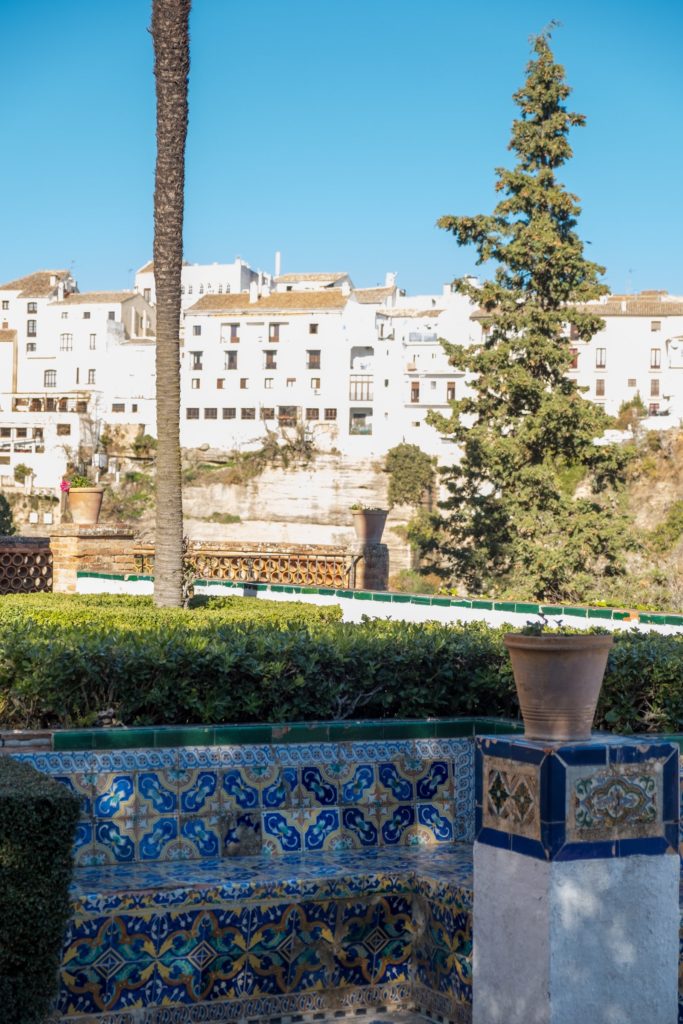 Tiles and whitewashed houses from La Casa del Rey Moro