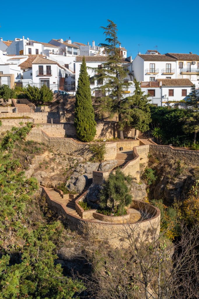 View over Ronda from La Casa del Rey Moro
