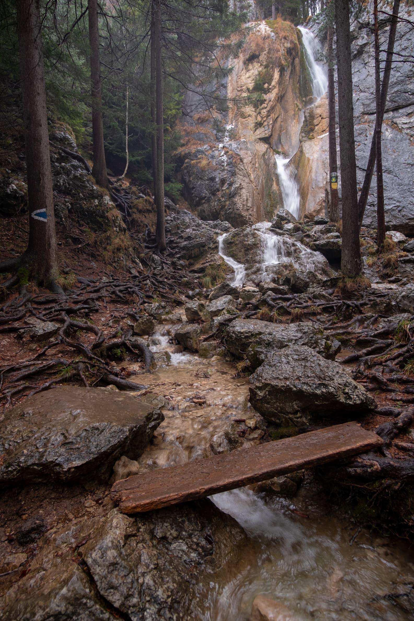 Sebastianfall waterfall near Schneeberg